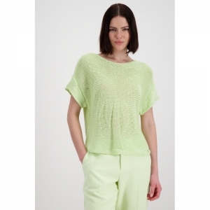 PULLOVER PALME PASTELL GREEN