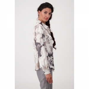 BLOUSE BLUMENDRUCK CAMPAGNE PATTER