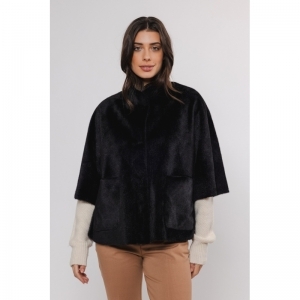 DEWI FAUX FUR BLACK