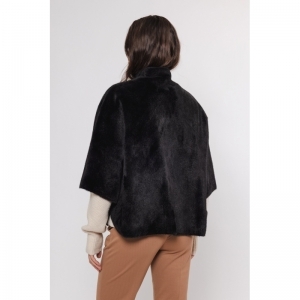 DEWI FAUX FUR BLACK