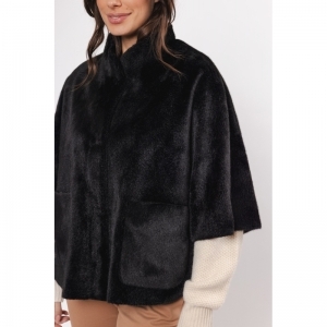 DEWI FAUX FUR BLACK