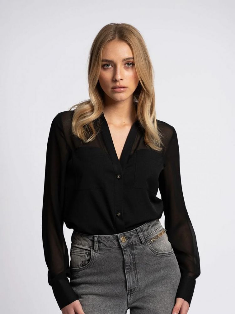 LARISA BLOUSE BLACK   