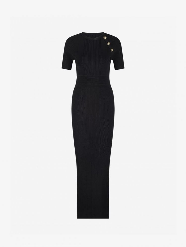 LAHORE MAXI DRESS BLACK   