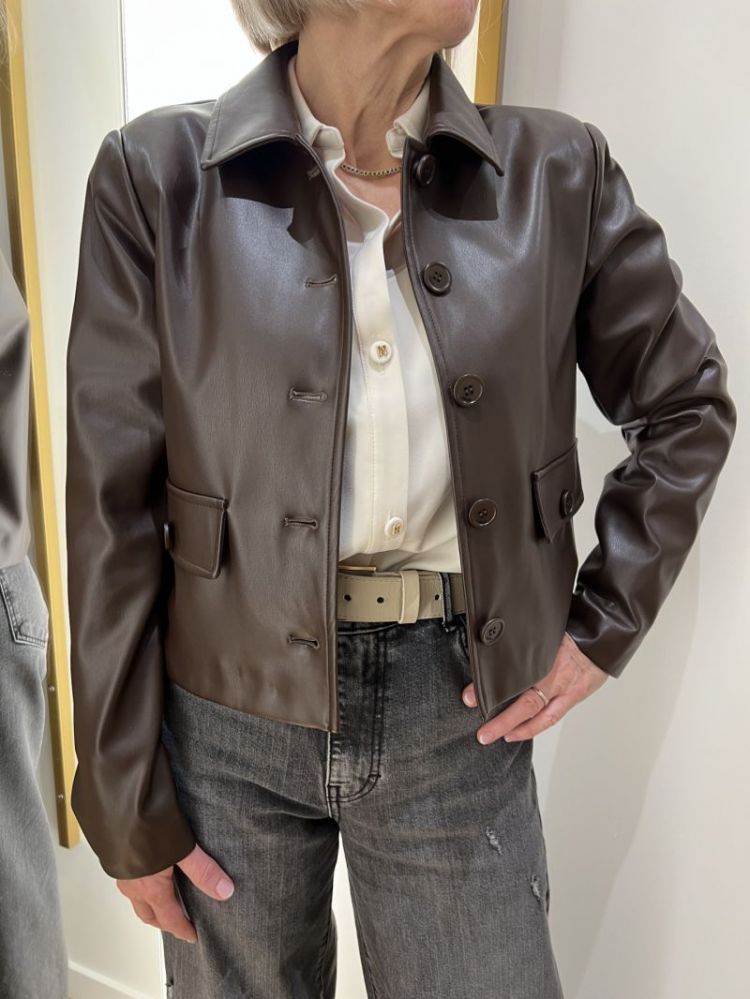 GIACCA SPAKMATO CIOCCOLATO