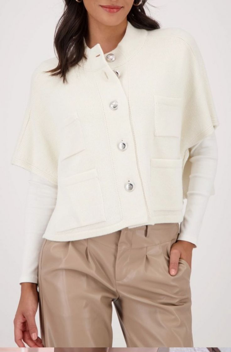 JACKET STRICKCAPE KURZ CASHMERE