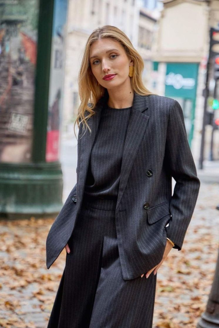 BLAZER FLANELLE BLACK