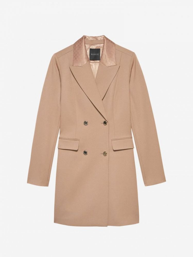 OAKLAND BLAZERDRESS PRALINE