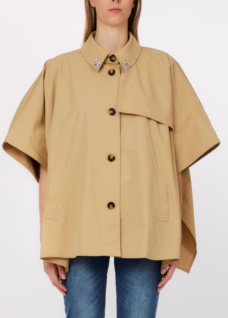 PONCHO TRENCH sabbia 