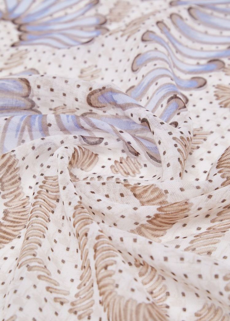 FOULARD WEAVE CANVAS AVOCADO