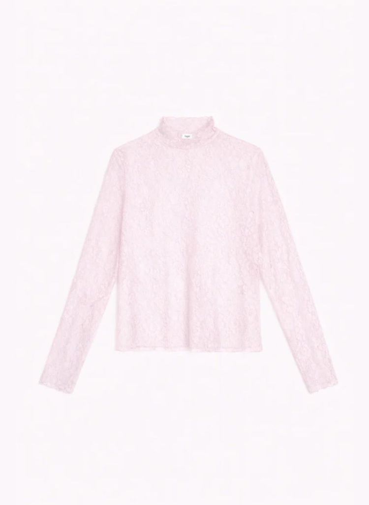 ALIBANY LACE TOP PINK