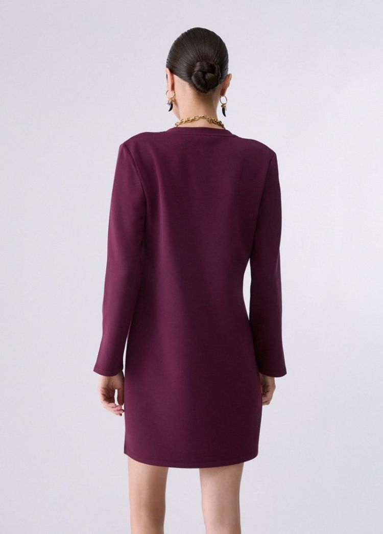 ABITO JERSEY AUBERGINE