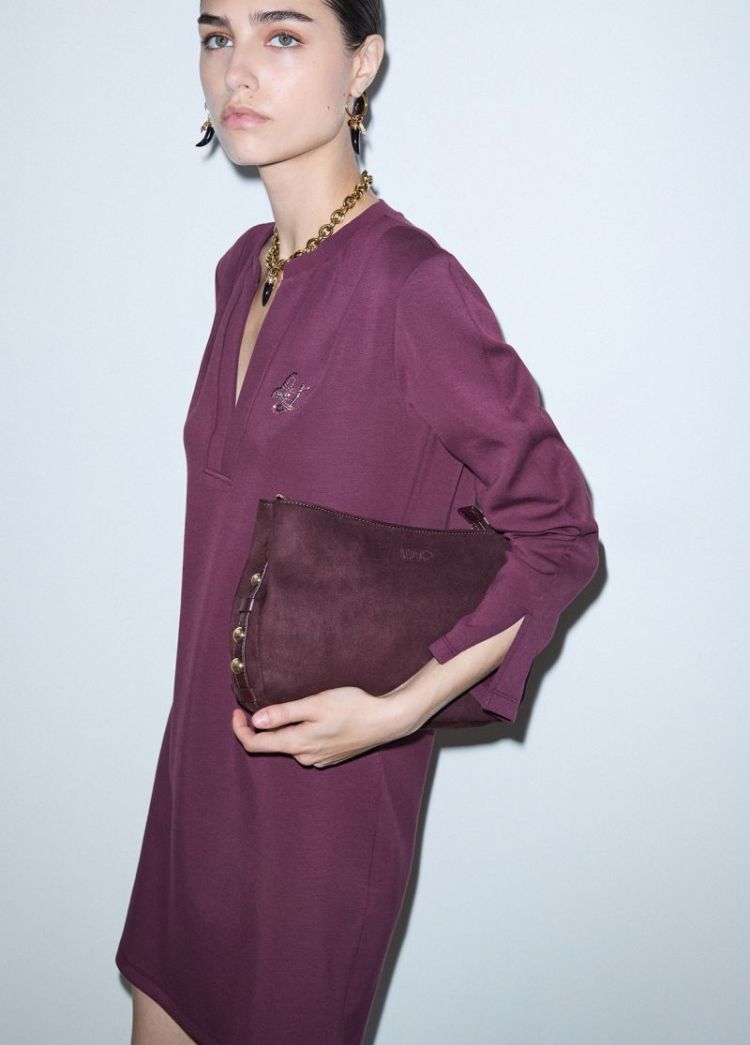 ABITO JERSEY AUBERGINE