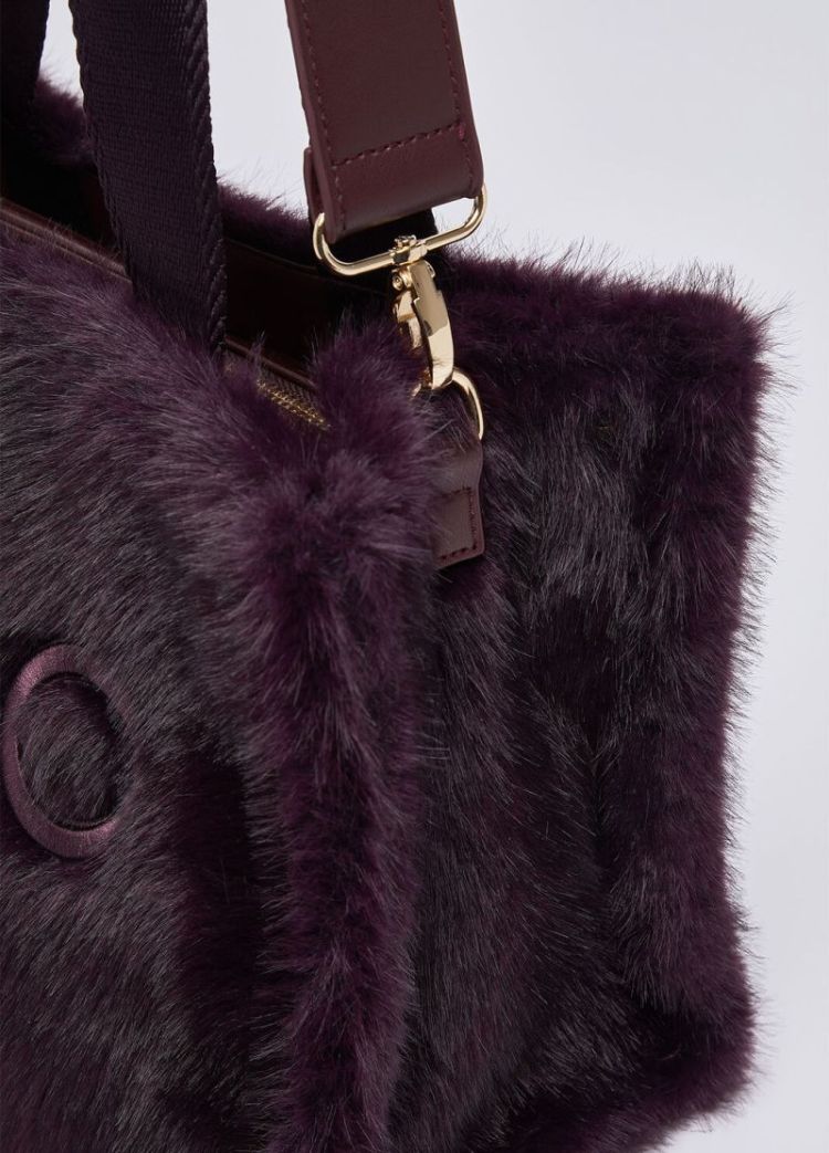 S TOTE AUBERGINE