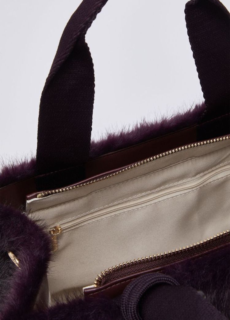 S TOTE AUBERGINE