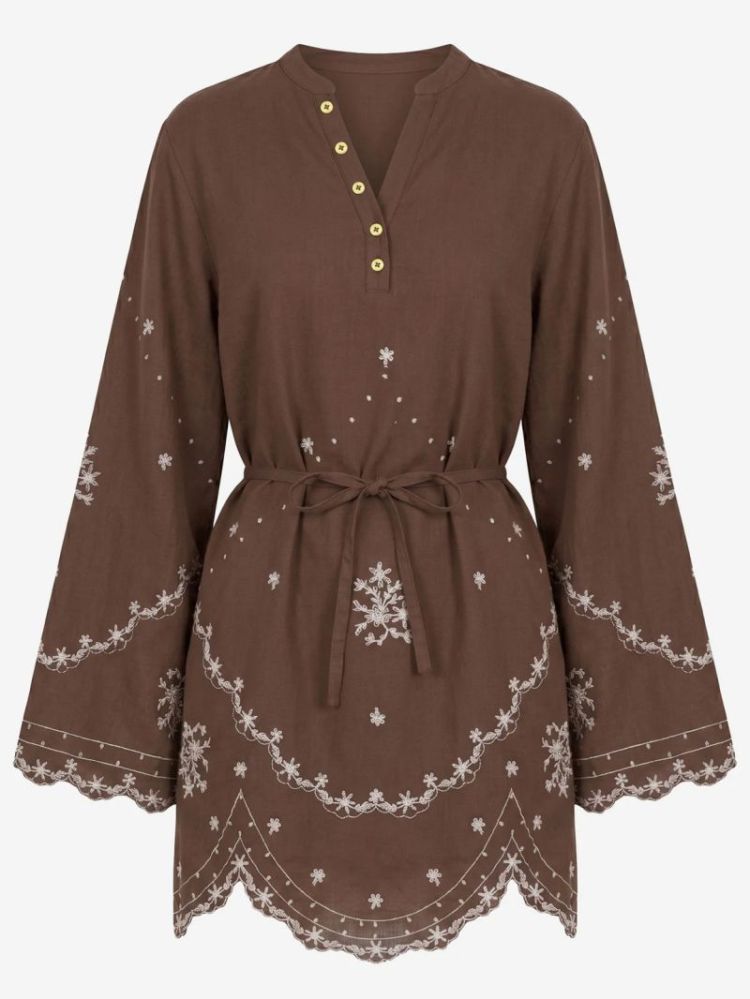 RIANXO DRESS CACAO