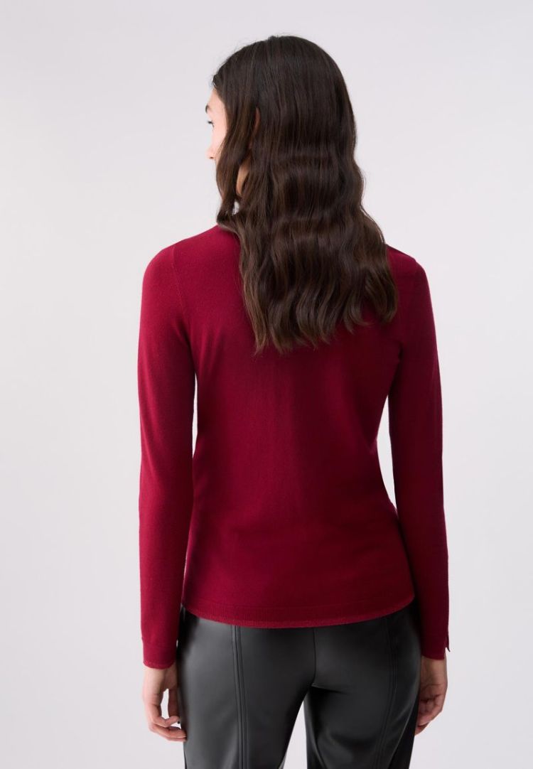 MAGLIA CHIUSA BASIC FIT SCARLET