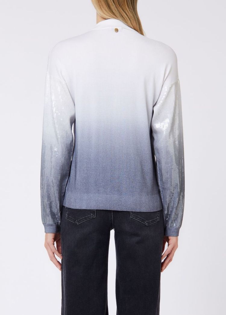 MAGLIA POLO SHADED PRINT GRAY SHADED