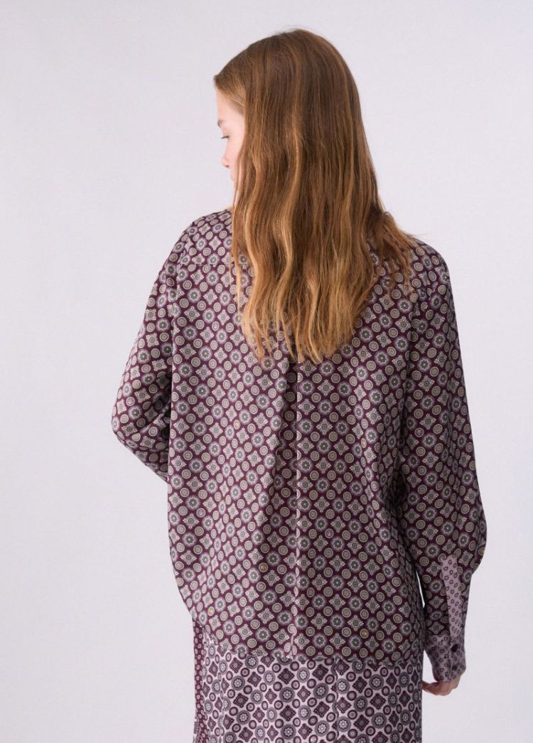 CAMICIA TS BIG AUBERGINE
