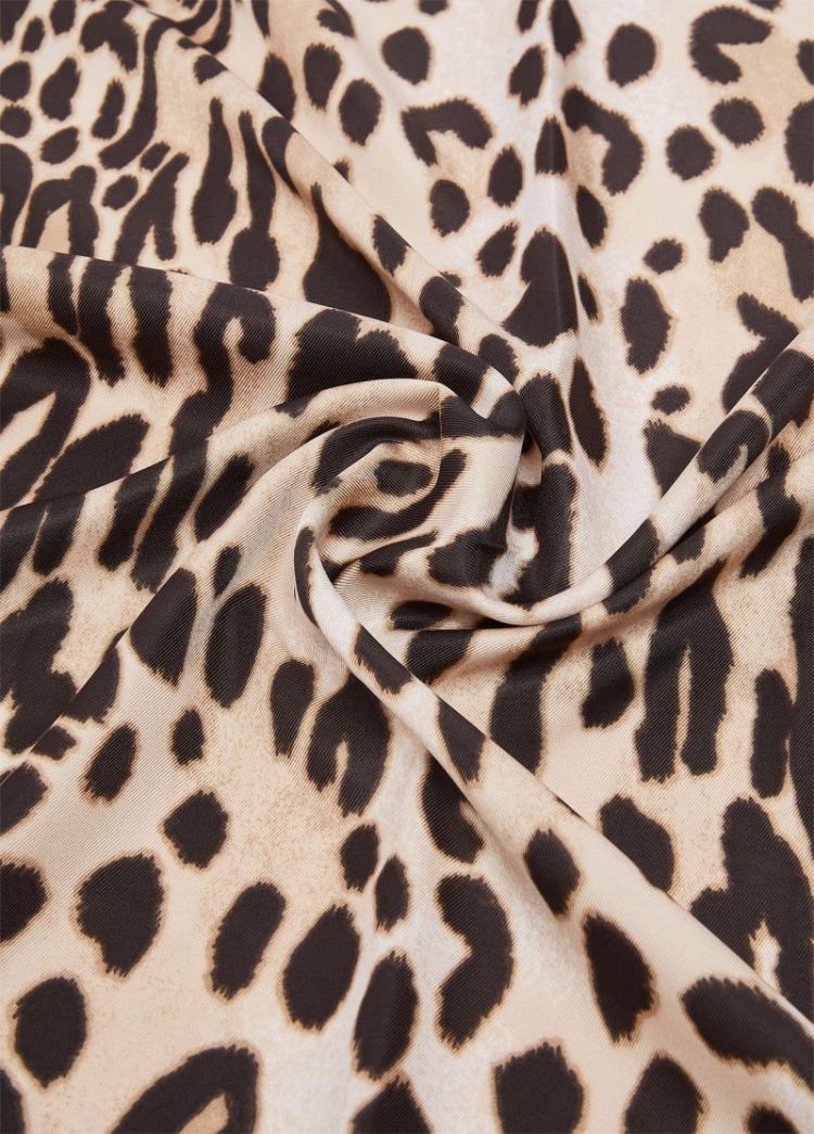 FOULARD MIX PRINT 90X90 LEOPARD