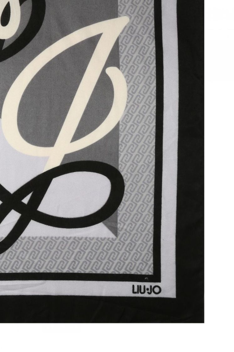 FOULARD PORTALOGO NERO