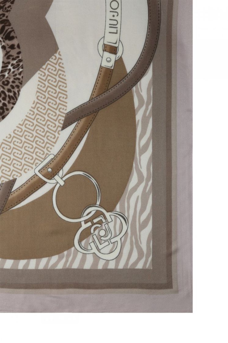 FOULARD METAL MIX ANIM NATURALE