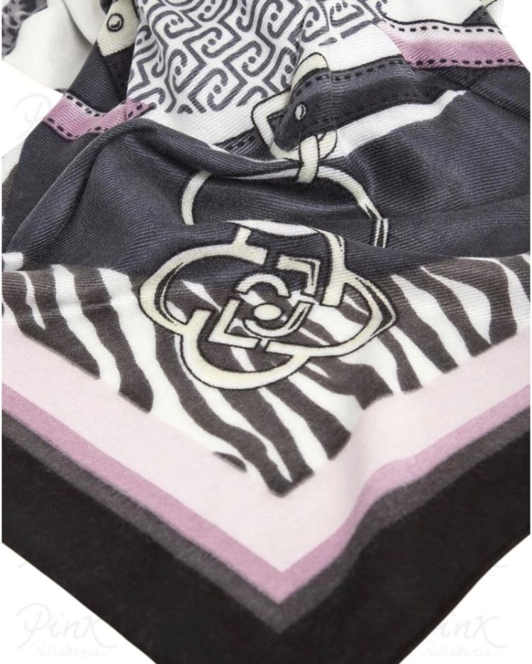 FOULARD METAL MIX ANIM NERO