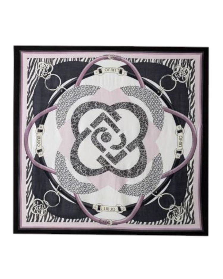 FOULARD METAL MIX ANIM NERO