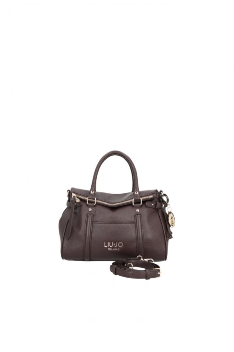 S SATCHEL RED AUBERGINE