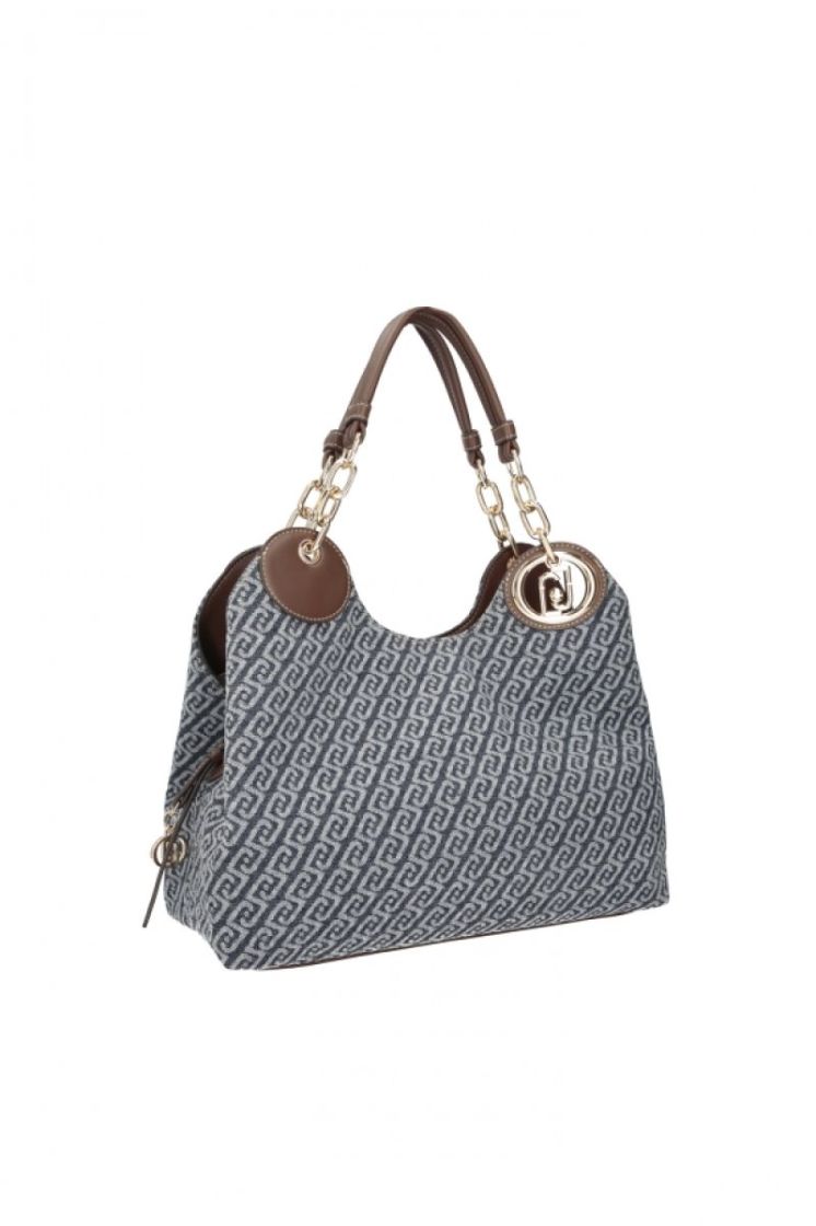 M SATCHEL BLUE DENIM