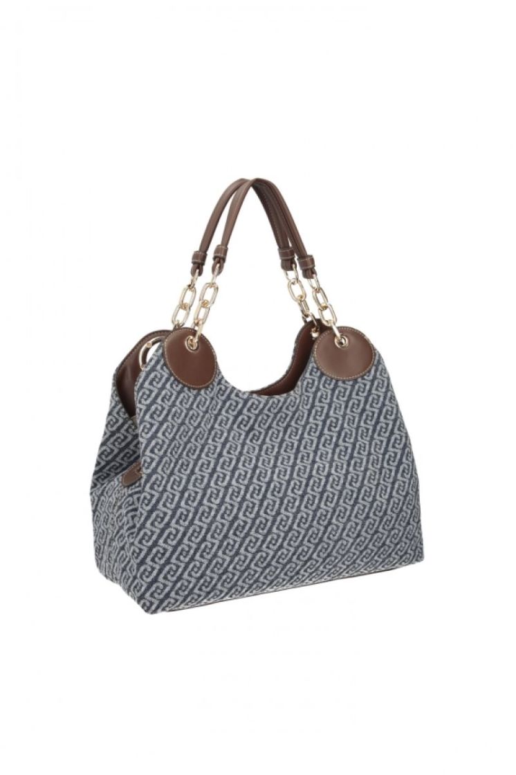 M SATCHEL BLUE DENIM