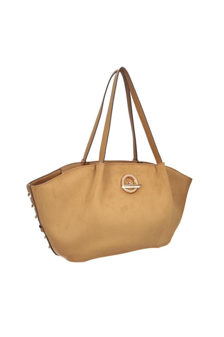 L TOTE SUEDE