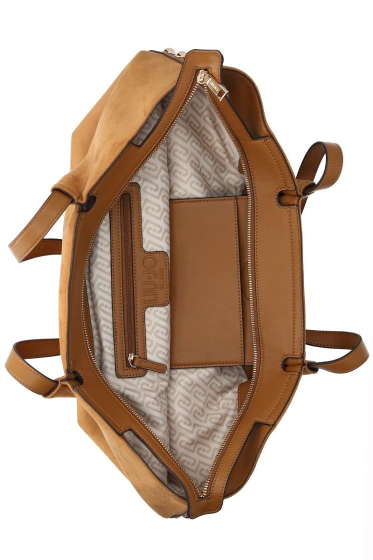 L TOTE SUEDE
