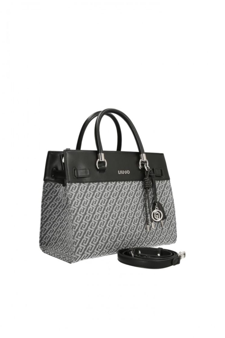M TOTE GRIGIO DENIM