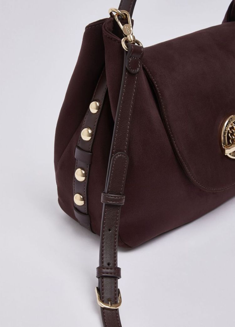 M TOP HANDLE RED AUBERGINE