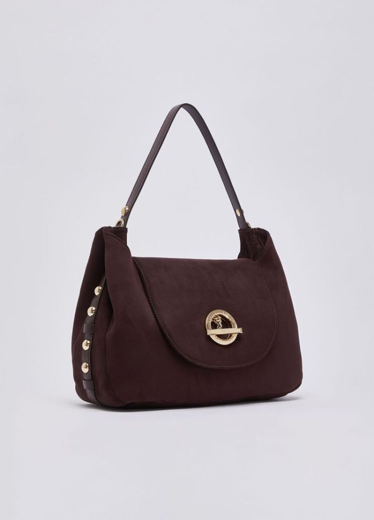 M TOP HANDLE RED AUBERGINE