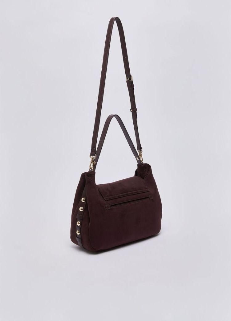 M TOP HANDLE RED AUBERGINE