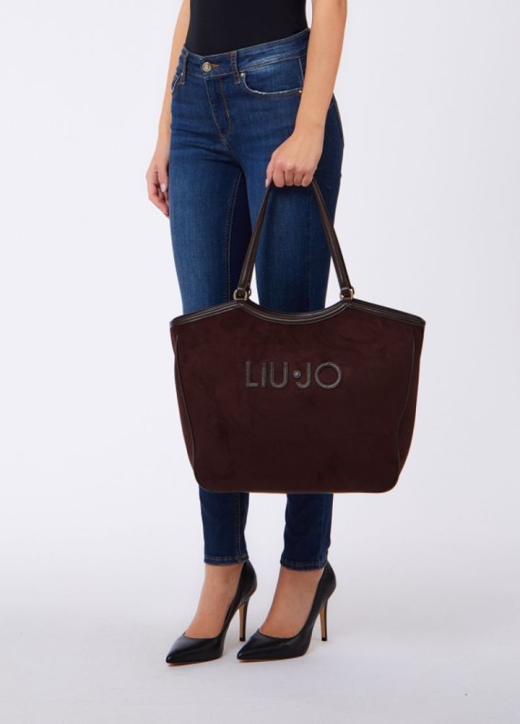 L TOTE DEEP BROWN
