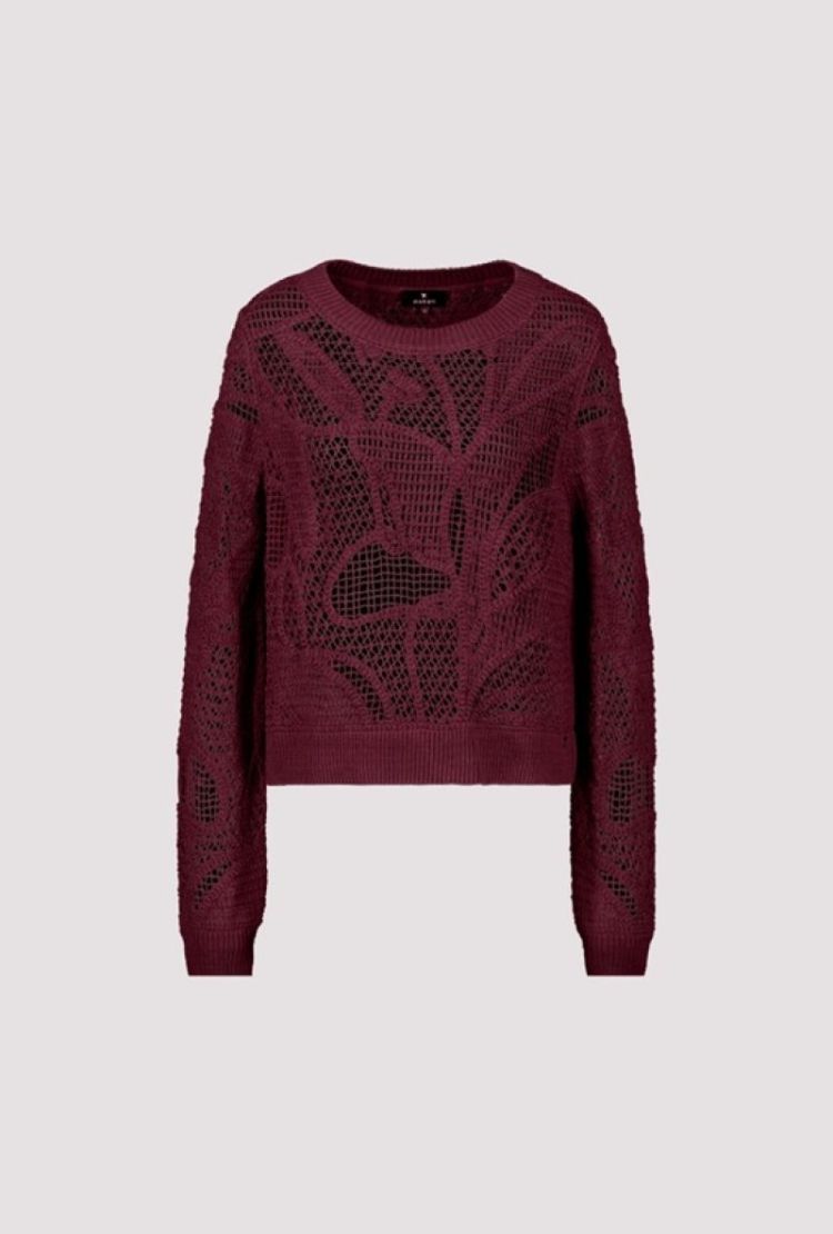 PULLOVER CORNELLY DARK BORDEAUX