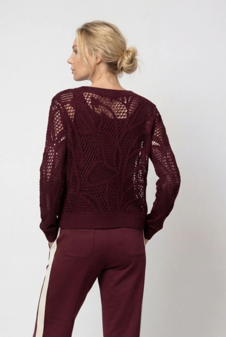 PULLOVER CORNELLY DARK BORDEAUX