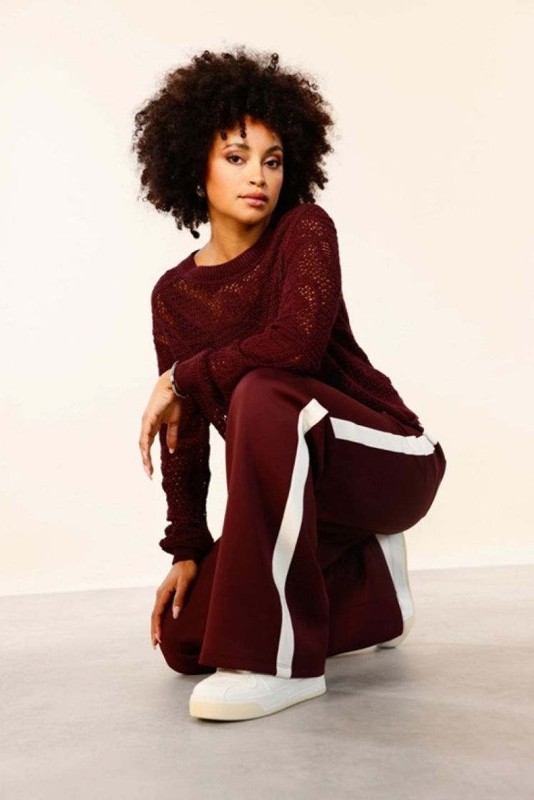 PULLOVER CORNELLY DARK BORDEAUX