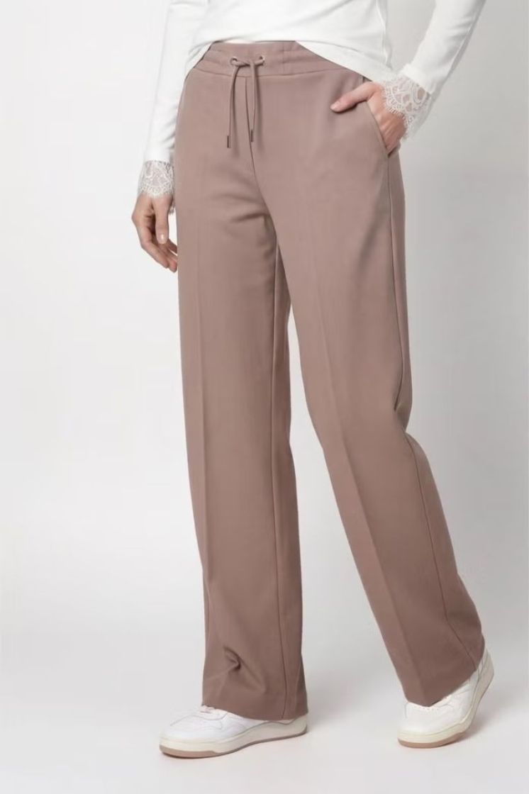 TROUSERS BASIC RIPPE 78CM TAUPE