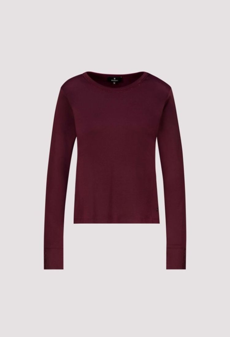 T-SHIRT BASIC SCHMUCK DARK BORDEAUX