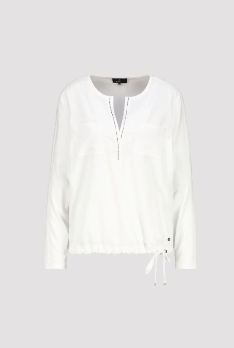 JERSEY BLOUSE BAISC OFF WHITE
