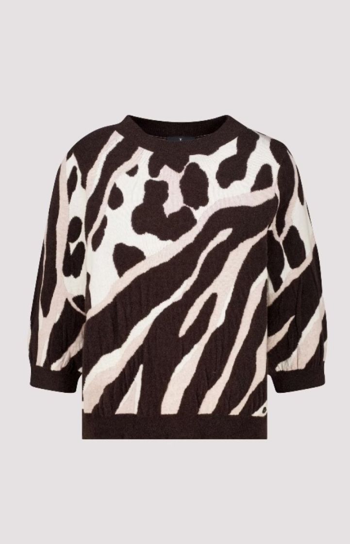 PULLOVER LEO TIGERMIX BLACK COFFEE