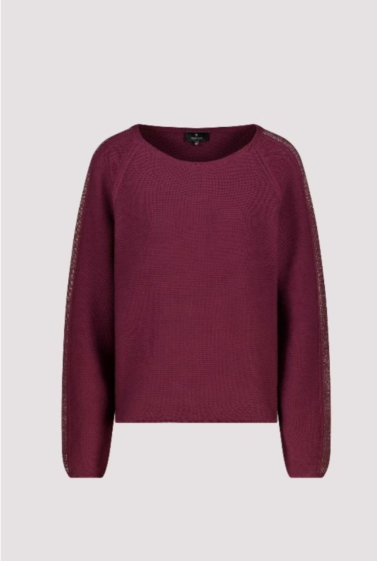 PULLOVER BASIC  DARK BORDEAUX