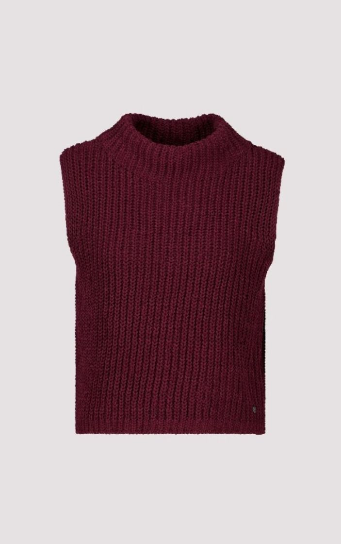 PULLUNDER CHENILLE DARK BORDEAUX
