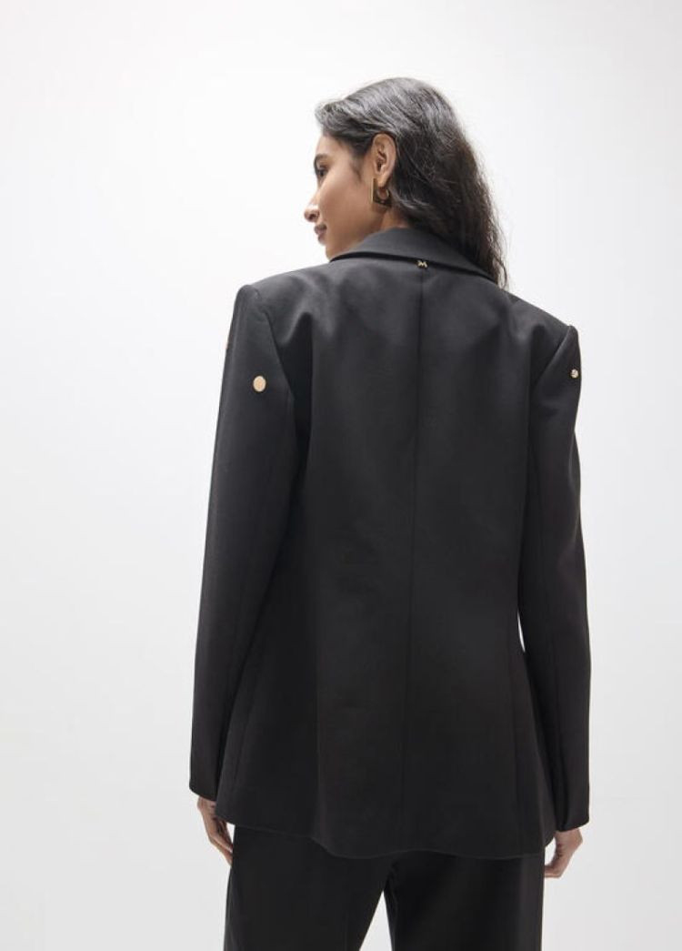AMERICANA ENTALLADA TACHAS NEGRO