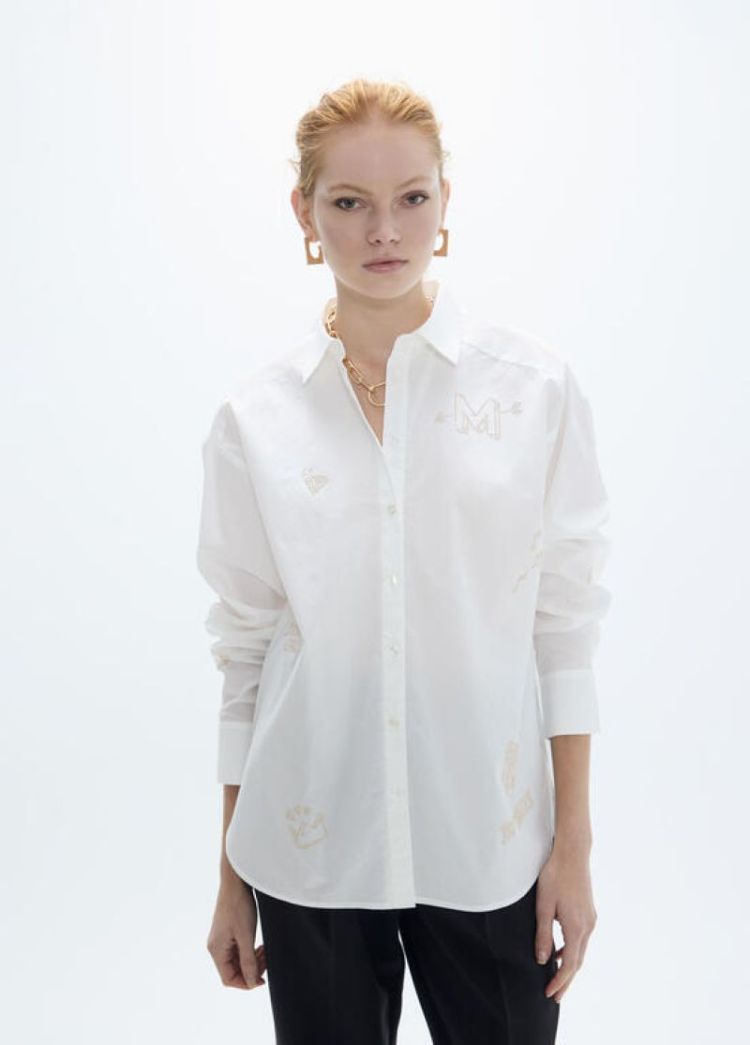 CAMISA OVERSIZE  BLANCO