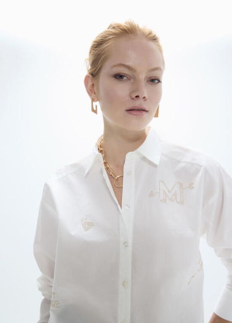 CAMISA OVERSIZE  BLANCO