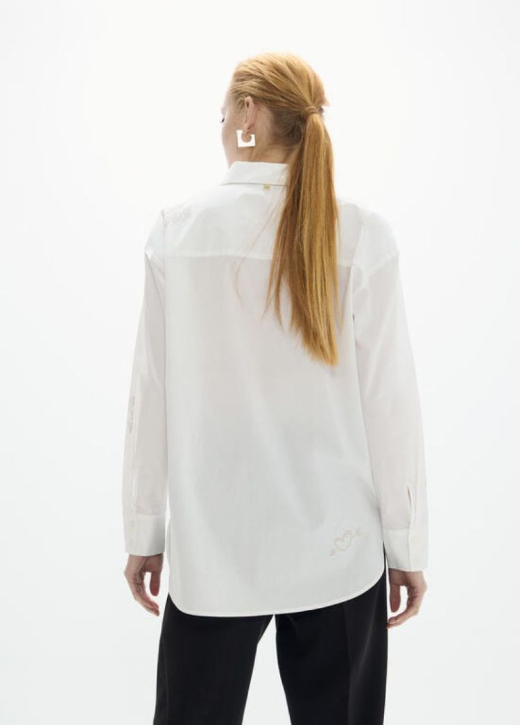 CAMISA OVERSIZE  BLANCO
